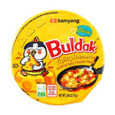 Buldak Noodles Stir-Fried Ramen Hot Spicy Chicken Cheese Flavor Cup Noodles, 2.46oz