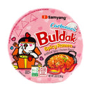 Korean Buldak Noodles Carbonara Stir-Fried Ramen - Hot Chicken Flavor, 2.82oz Instant Food