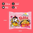SAMYANG Buldak Ramen, Carbonara Hot Chicken Flavor(5 Packs)