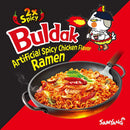 Samyang Buldak Ramen, Extra Spicy Hot Chicken Flavor(5 Packs)