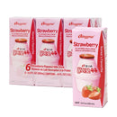 Binggrae Strawberry Flavored Milk Drink – Sweet and Creamy Korean Beverage – Shelf-Stable 6.8 fl oz Cartons – Pack of 6
