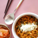 Korean Buldak Noodles Carbonara Stir-Fried Ramen - Hot Chicken Flavor, 2.82oz Instant Food