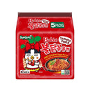 Samyang Buldak Ramen, Tomato Pasta Hot Chicken Flavor(5 Packs)