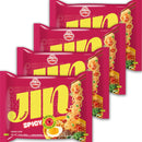Jin Ramen Spicy Flavor, Authentic Korean Instant Noodles, Savory & Rich Gourmet Ramen 4.23oz x 4 Pack