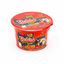 Korean Instant Noodles 2x Spicy Hot Chicken Flavor Stir-Fried Ramen - Big Bowl, 3.7oz