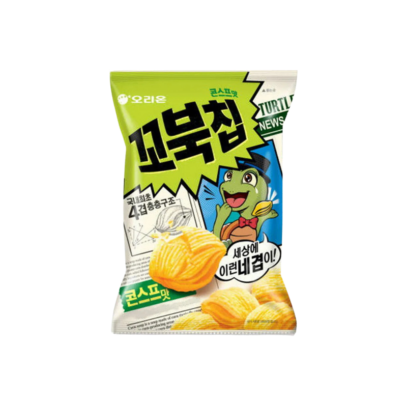 Turtle Chips Cornsoup Flavor Big Size 5.6oz(160g)