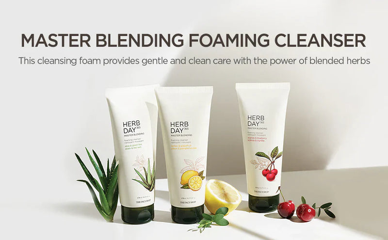 Herb Day 365 Master Blending Cleansing Foam Lemon & Grapefruit 5.07 Fl Oz