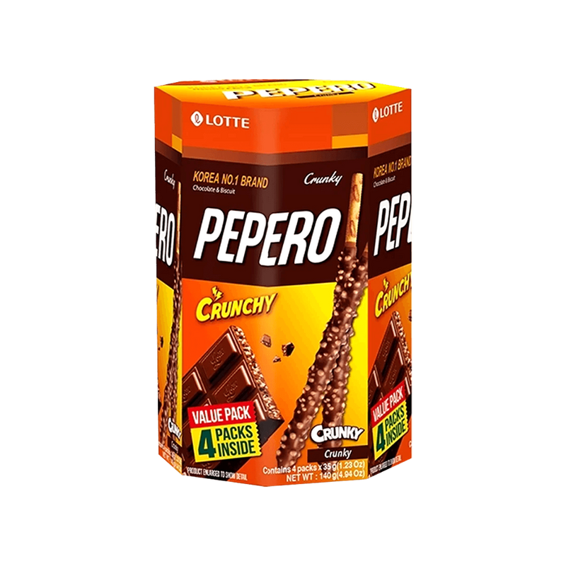 Pepero Crunchy Multi 4.94 OZ (140 G)