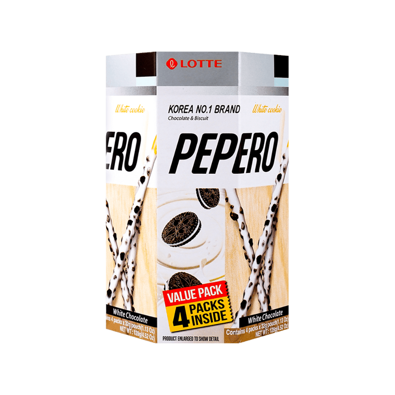 Pepero White Chocolate Multi Pack 4.52oz(128g)