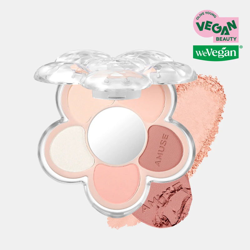 [IVE WONYOUNG PICK] AMUSE Flora Eye Palette