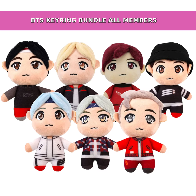 BTS Tiny TAN ぬいぐるみ セット TinyTAN Plush Keyring