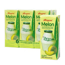 Binggrae Melon Flavored Milk Drink – Korean Sweet and Creamy Beverage – Shelf-Stable 6.8 fl oz Cartons – Pack of 6