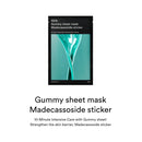 Gummy Sheet Mask Madecassoside 10 Sheets