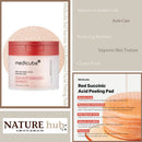 Red Succinic Acid Panthenol Facial Peeling Pads 70 Pads