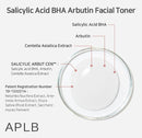 Salicylic Acid BHA Arbutin Facial Toner 5.41fl. oz.