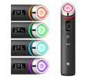 medicube Booster Pro - 6 in 1 Real Glass Glow Beauty Massager, Black | 6-in-1 Real Glass Glow Beauty Massager - for Clear, Radiant, Firmer-Looking Skin, Korean Skin Care, Black