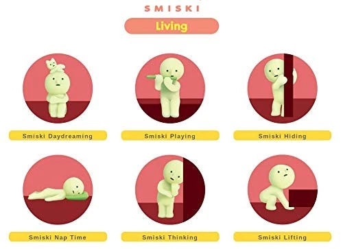 Dreams Smiski Living Series Glow in The Dark Figure