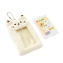 Plush Photocard Case (White Cat)